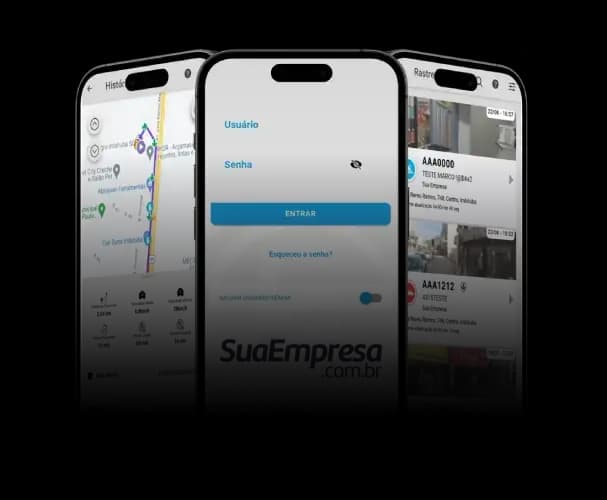 Mockup do aplicativo S-PRO em celulares