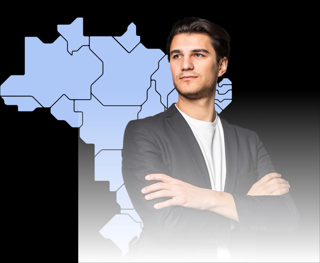 Mockup do sistema Selsyn para centrais de rastreamento