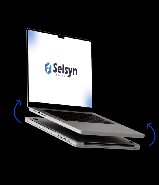 Mockup do painel Selsyn para migração de plataforma